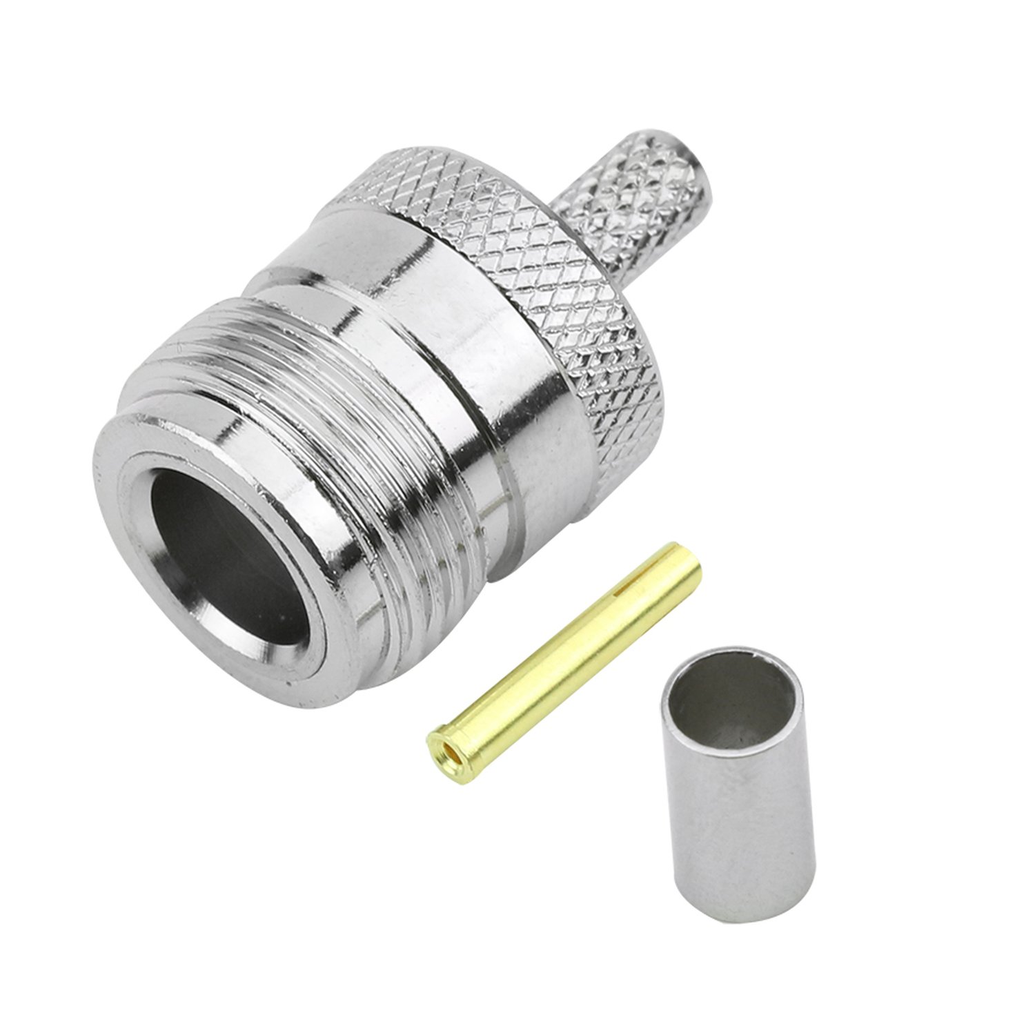 Conector N Fêmea Para Crimpar RG-59
