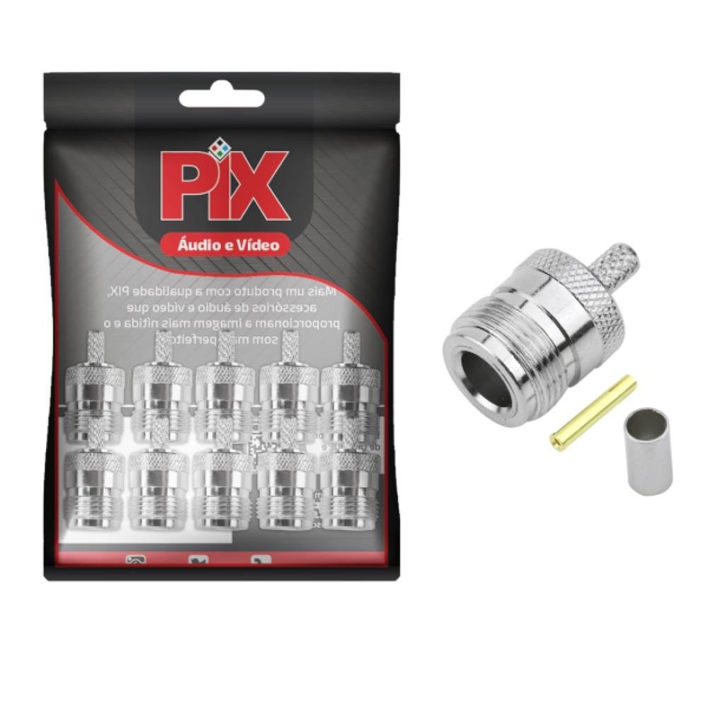 Conector N Fêmea Para Crimpar RG-59