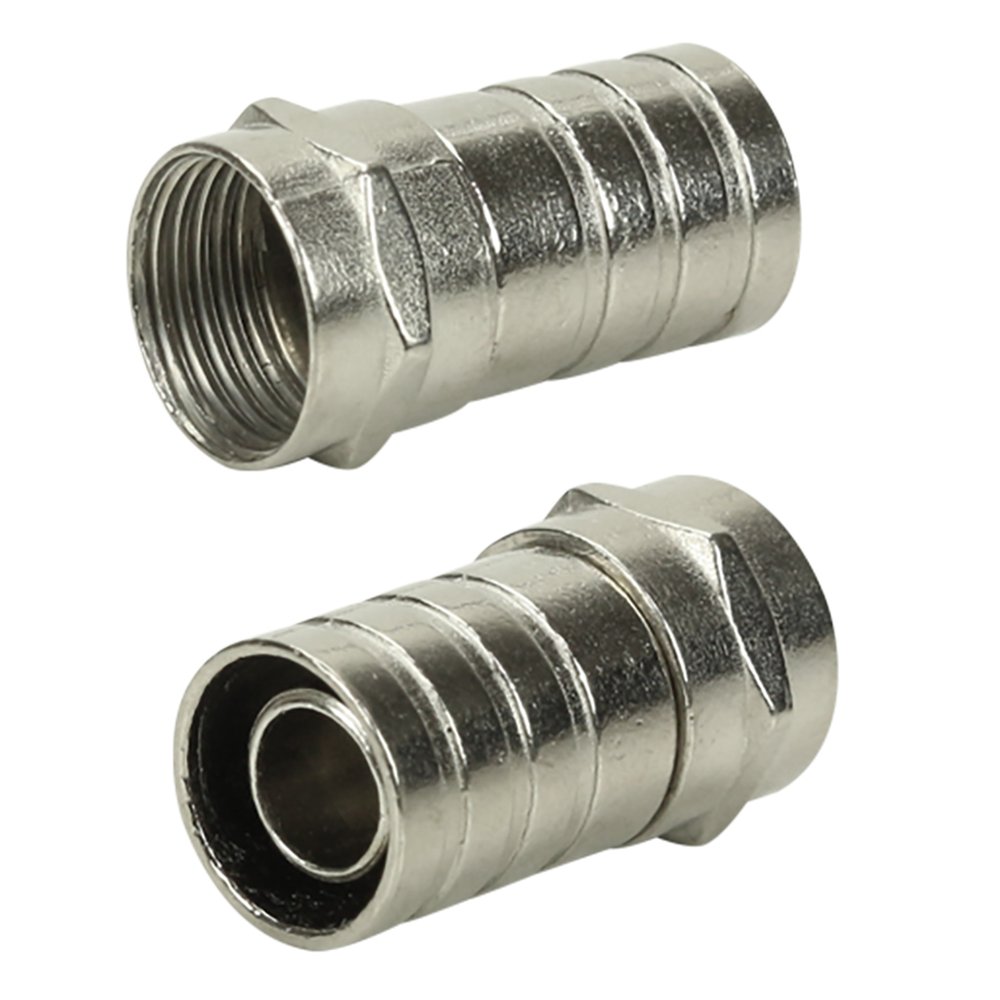 Conector F Antena - Tipo Barril RG-6