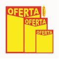 Cartaz De Oferta Combo Com Solapa 36 Unidades são 12 unidades de cada tamanho Medidas 15x20cm 20x30cm 30x40cm