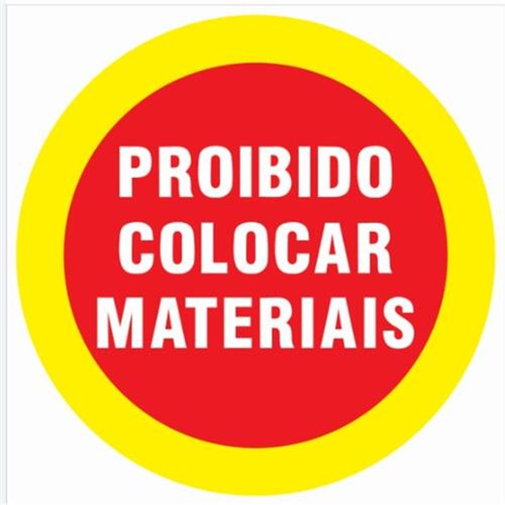 Placa de Sinalização Extintor Seta Proibido Colocar Medida 20cmx30cm