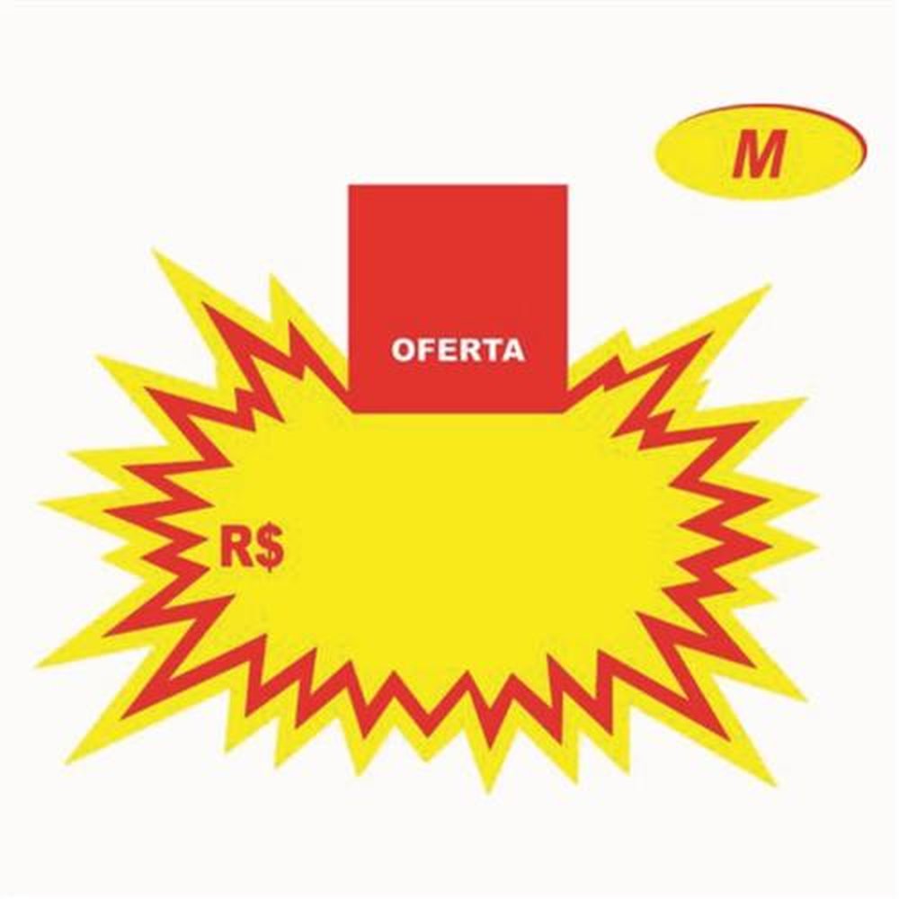 Cartaz Oferta Splash Tam M A Granel 100 Unidades Medida 14,5x11,4 cm