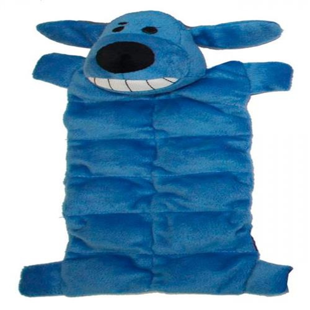 Brinquedo Pet mat Soft Plush Loofa Squeaker - Azul