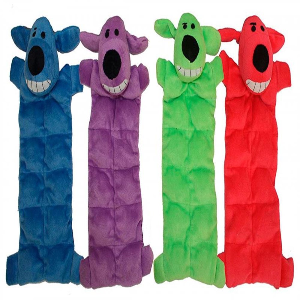 Brinquedo Pet mat Soft Plush Loofa Squeaker - Azul