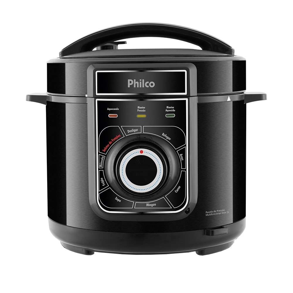 Panela Elétrica de Pressão Philco PPP02PI Multifuncional 5L Preto 110V
