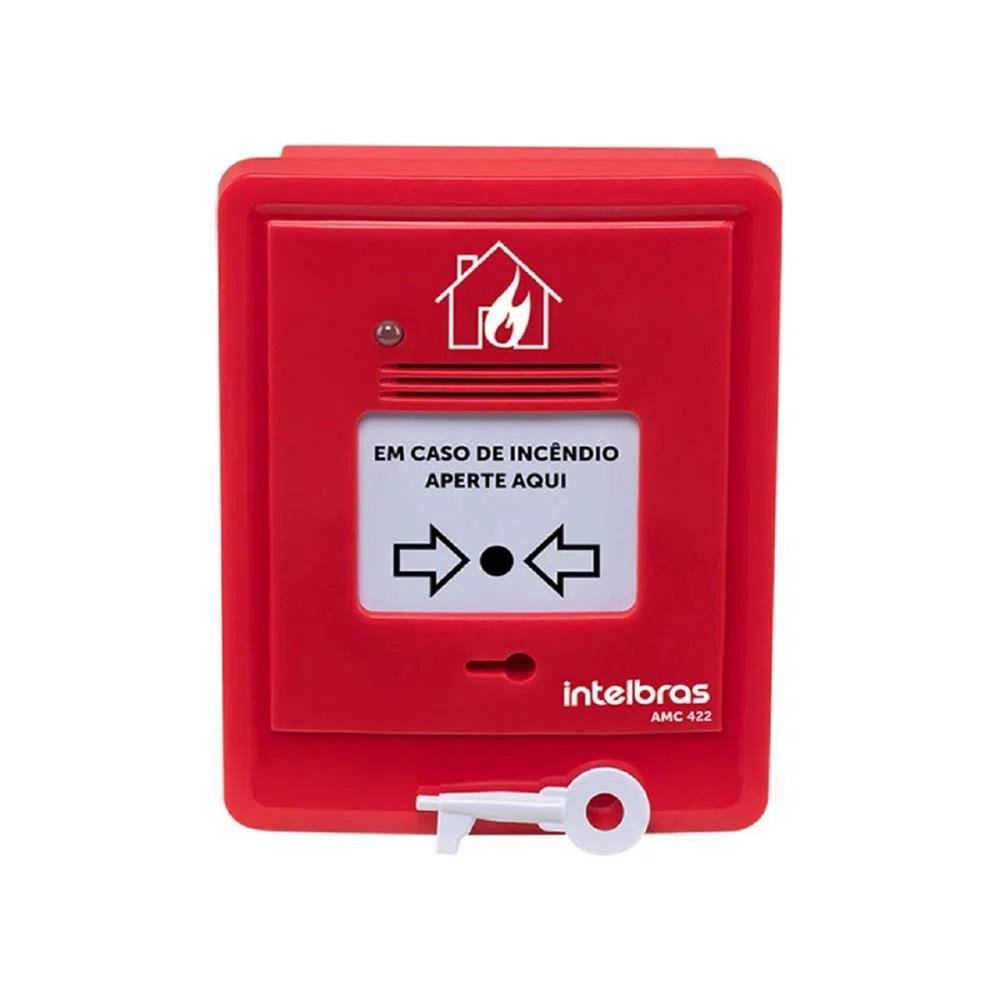 Acionador Manual Convencional Intelbras Amc 422 C/ Sirene