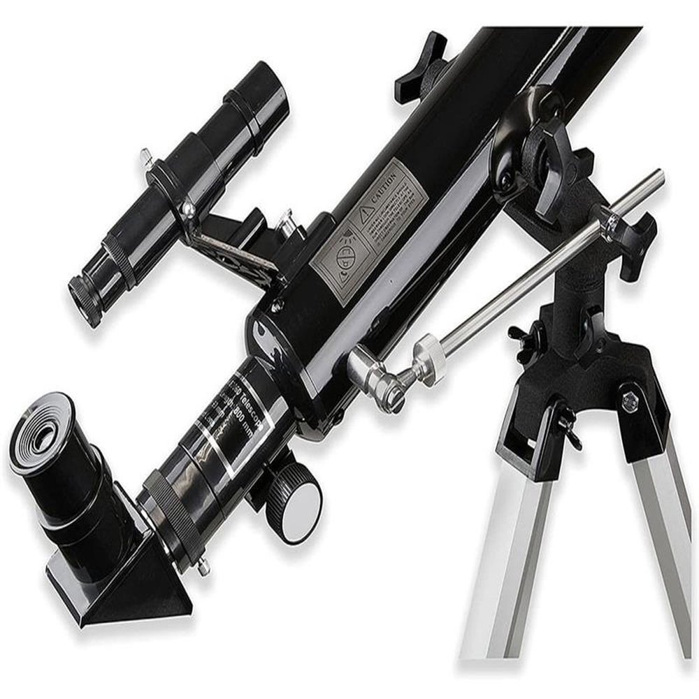 Telescópio Refrator Skyseeker 40-100 X 60 Mm, Localizador 4x25 E Tripé Em Alumínio