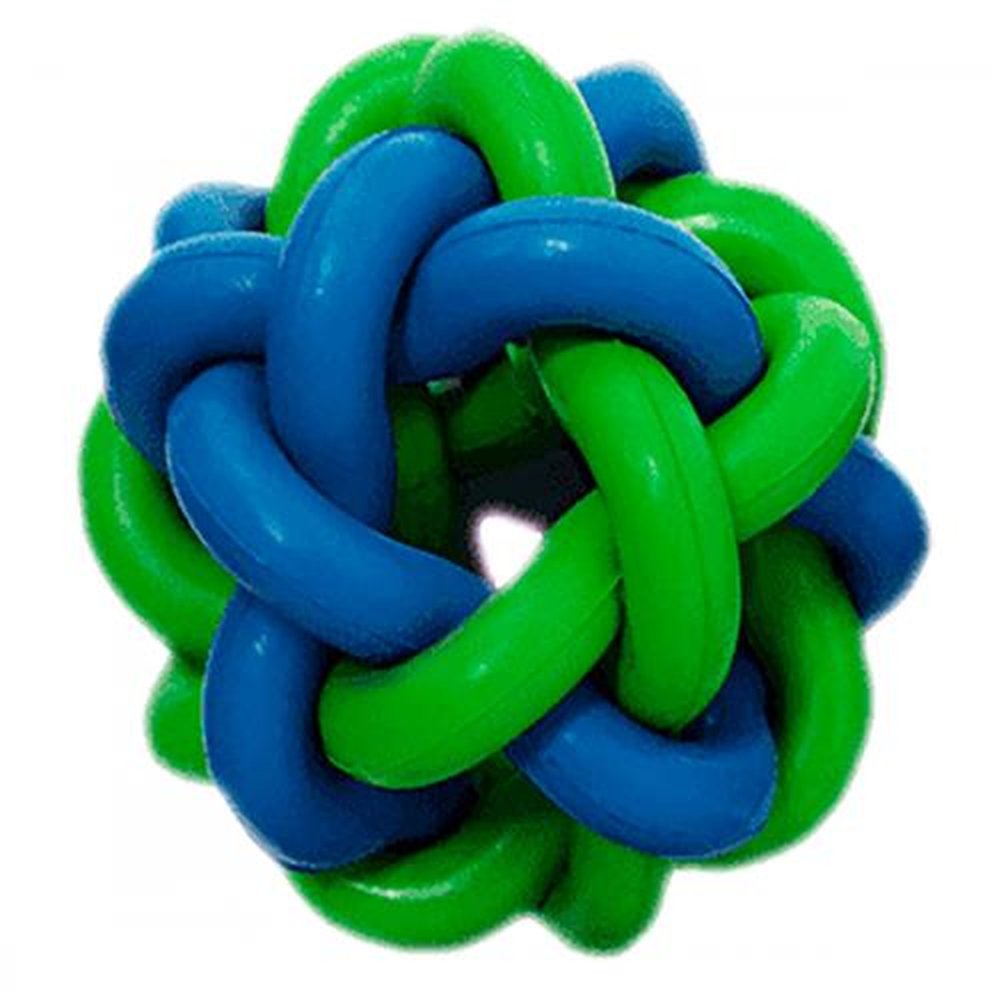 Brinquedo Pet Ruff Enuff Bola Estrela para cães ativos - Verde e Azul