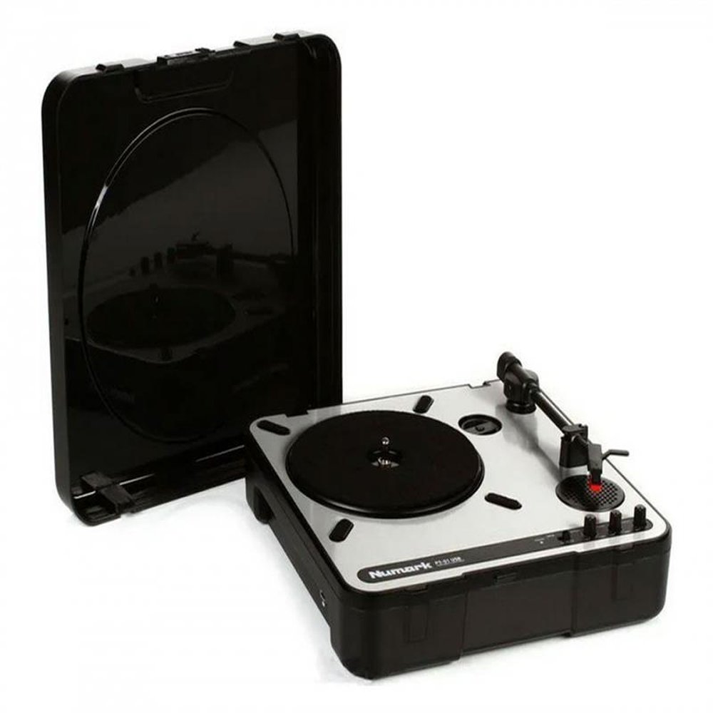 Toca-discos Vinil Portátil Em Maleta Com Conversor Digital Para DJs