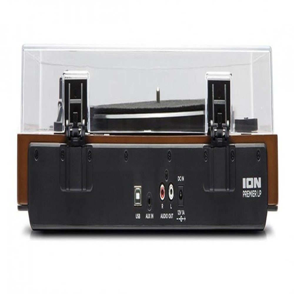 Toca-discos Vinil C/ Conversor Digital, Alto-falante Estéreo E Transmissão Remota De Áudio - Madeira