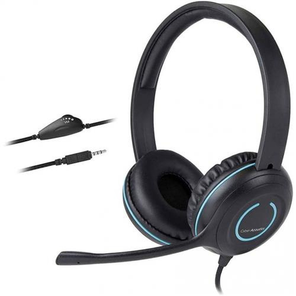 Headset Estéreo Com Plugue P2 E Saída Única De Cabo