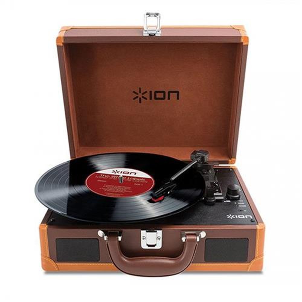 Toca-Discos E Digitalizador Portátil Em Maleta Retrô Deluxe