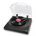 Toca-discos Vinil C/ Conversor Digital, Alto-falante Estéreo E Transmissão Remota De Áudio - Preta
