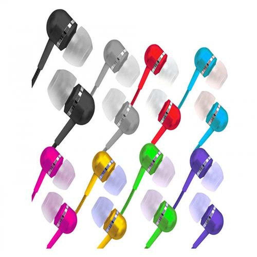 Fone De Ouvido Estéreo Tipo Earphone Com Isolamento Acústico - Laranja