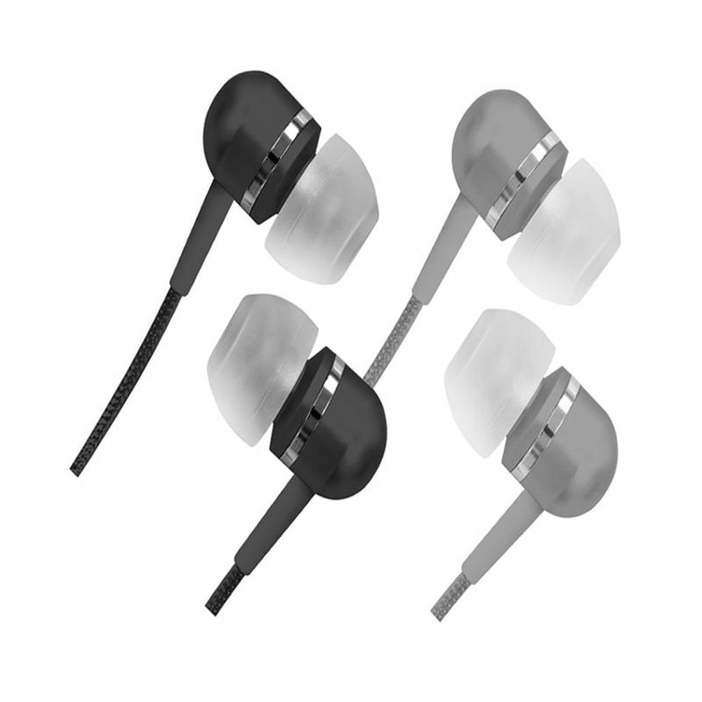 Fone De Ouvido Estéreo Tipo Earphone Com Isolamento Acústico - Laranja