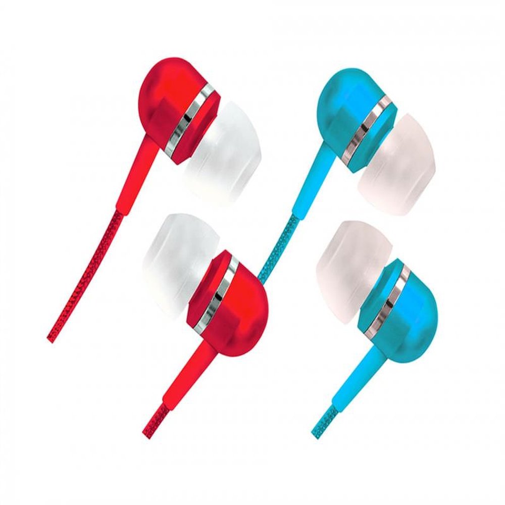 Fone De Ouvido Estéreo Tipo Earphone Com Isolamento Acústico - Laranja