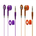 Fone De Ouvido Estéreo Attitudz Em Cores Vibrantes - Laranja