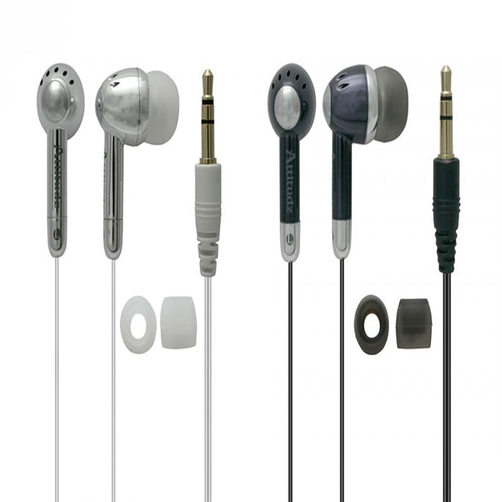 Fone De Ouvido Estéreo Attitudz Em Cores Vibrantes - Laranja
