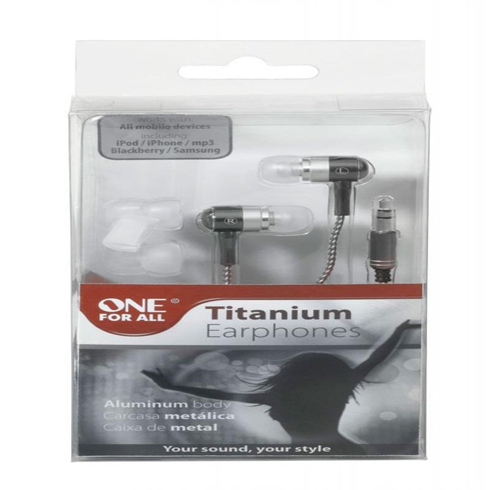 Fone De Ouvido Tipo Earphone Com Isolador De Ruído -Titanium