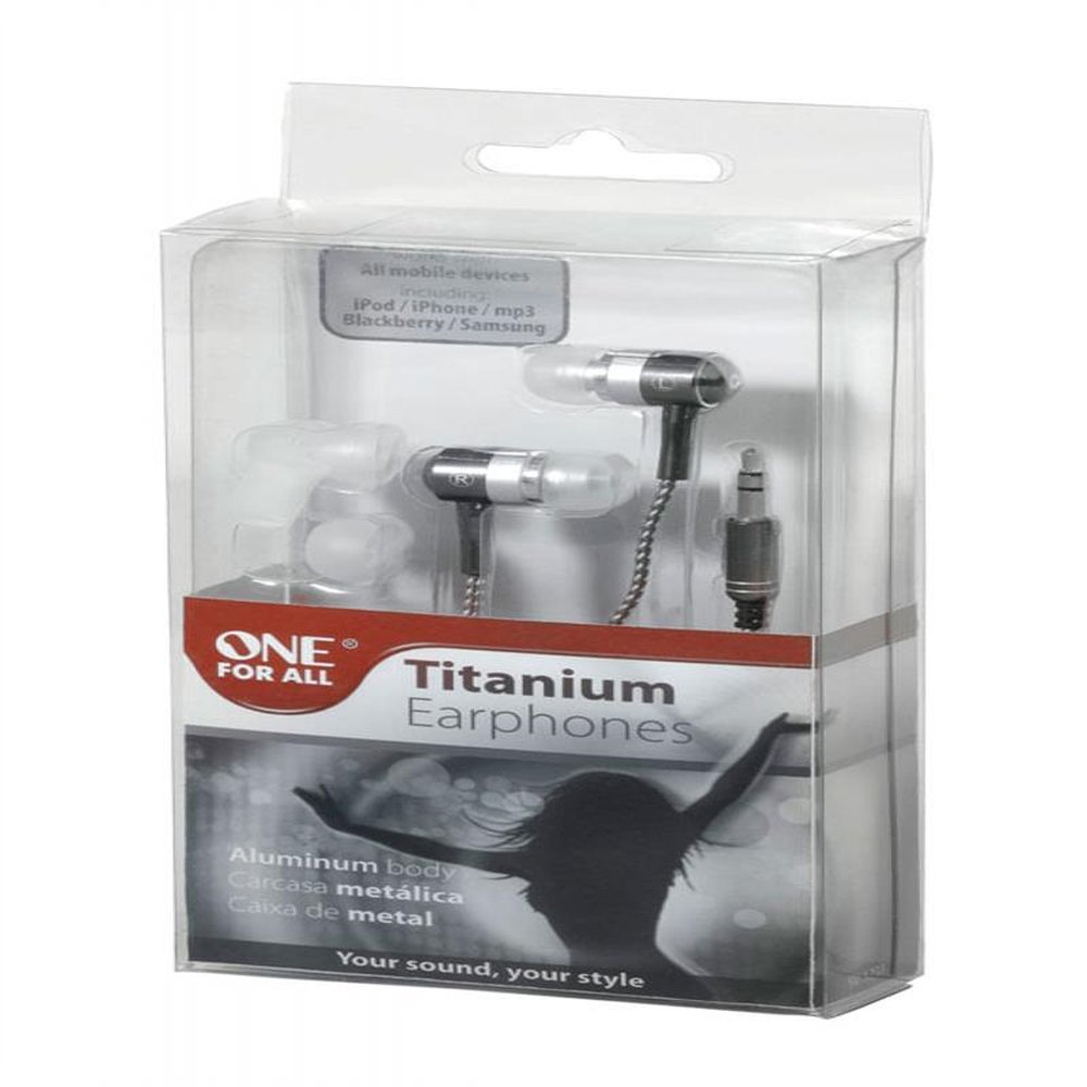 Fone De Ouvido Tipo Earphone Com Isolador De Ruído -Titanium