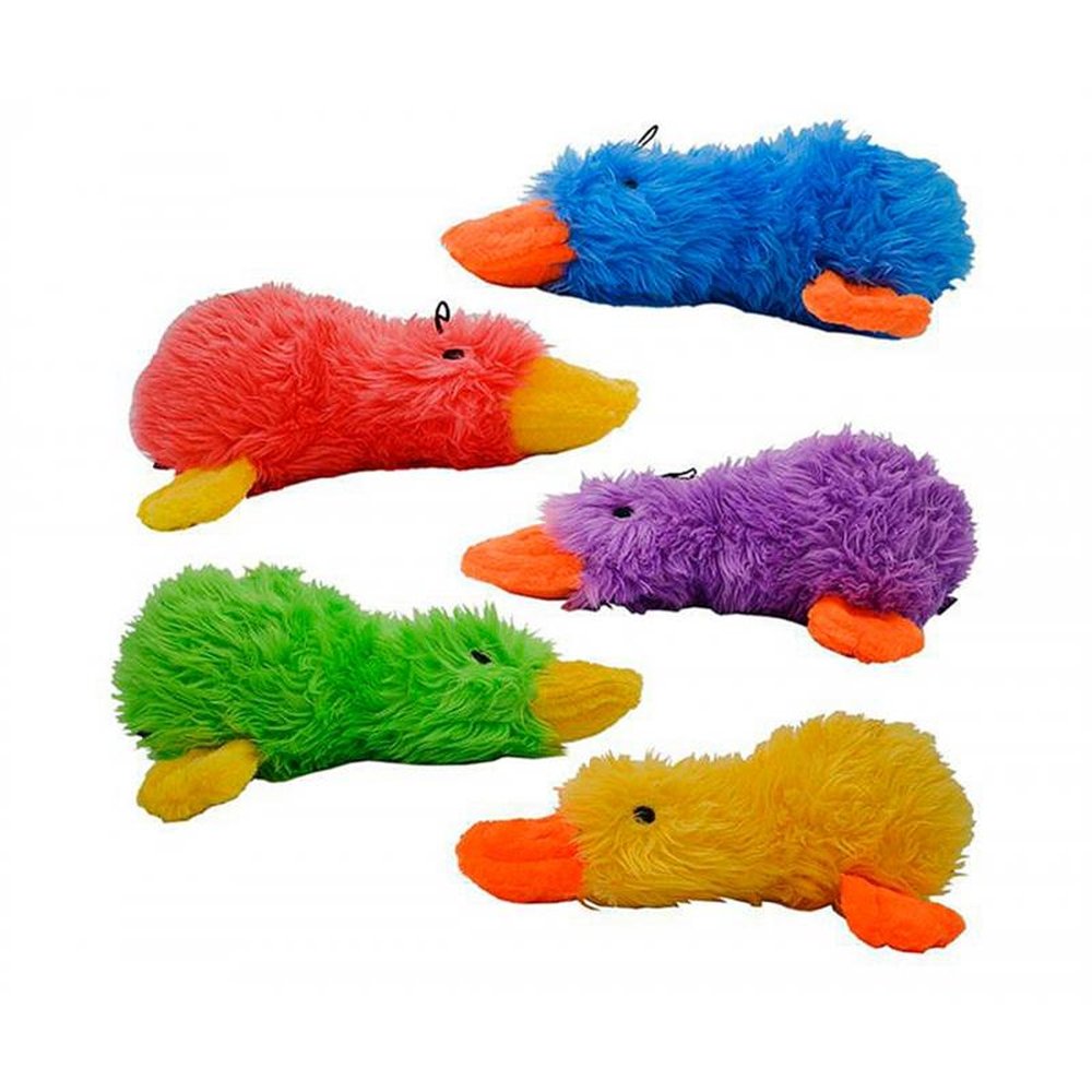Brinquedo Pet Duzzle Buddies Pato fofo para cães - Verde