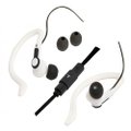 Fone De Ouvido Tipo Auricular Com Microfone E Controle De Volume - Branca