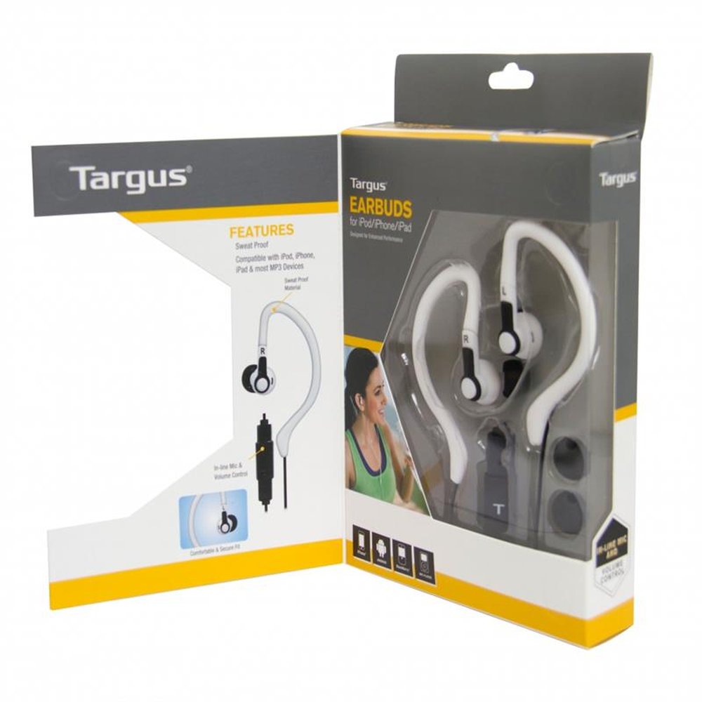 Fone De Ouvido Tipo Auricular Com Microfone E Controle De Volume - Branca