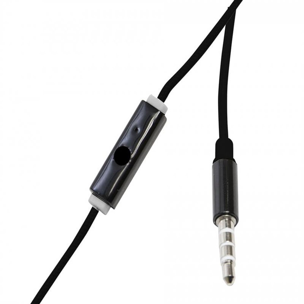 Fone De Ouvido Tipo Auricular Com Microfone No Cabo