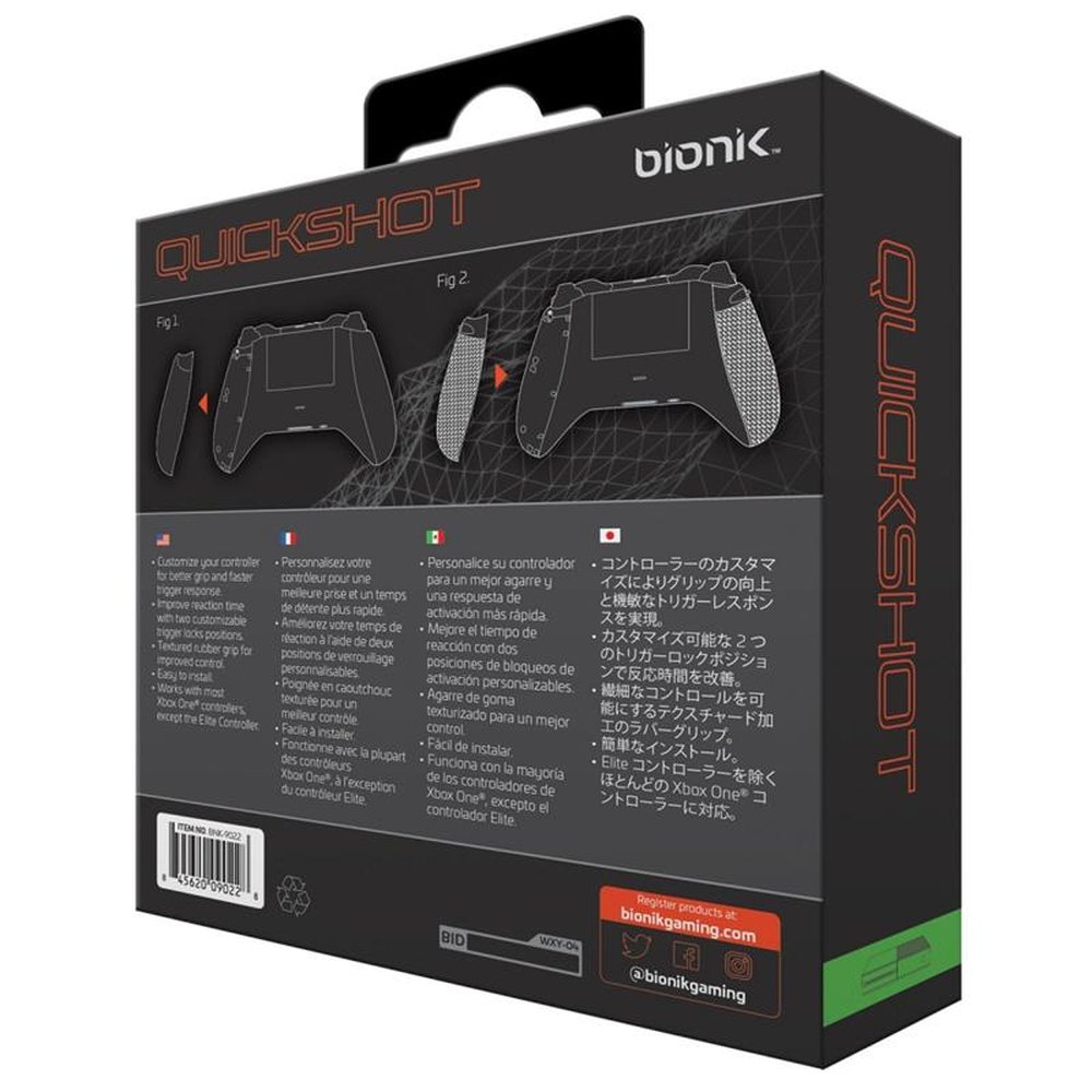 Grips Quickshot Bionik Para Controles Xbox One