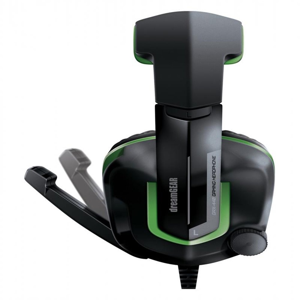 Fone De Ouvido Headset Gamer GRX-440 Dreamgear DGXB1-6638 Preto E Verde