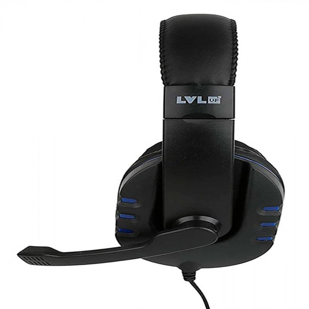 Pro Gaming Headset Level UP Para PS5, Xbox1, Switch, PC E Mobile - Cor Preta