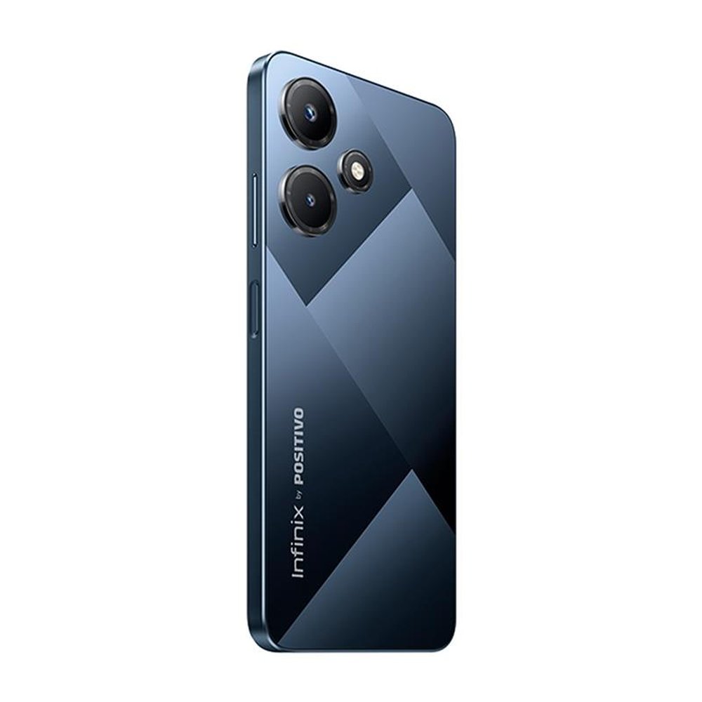 Smartphone Positivo Infinix Hot 30i Preto, Tela 6.6", 4G+WiFi, Android 12, Câm.Traseira Dupla, Câm.Frontal 5MP, 8GB RAM, 128GB