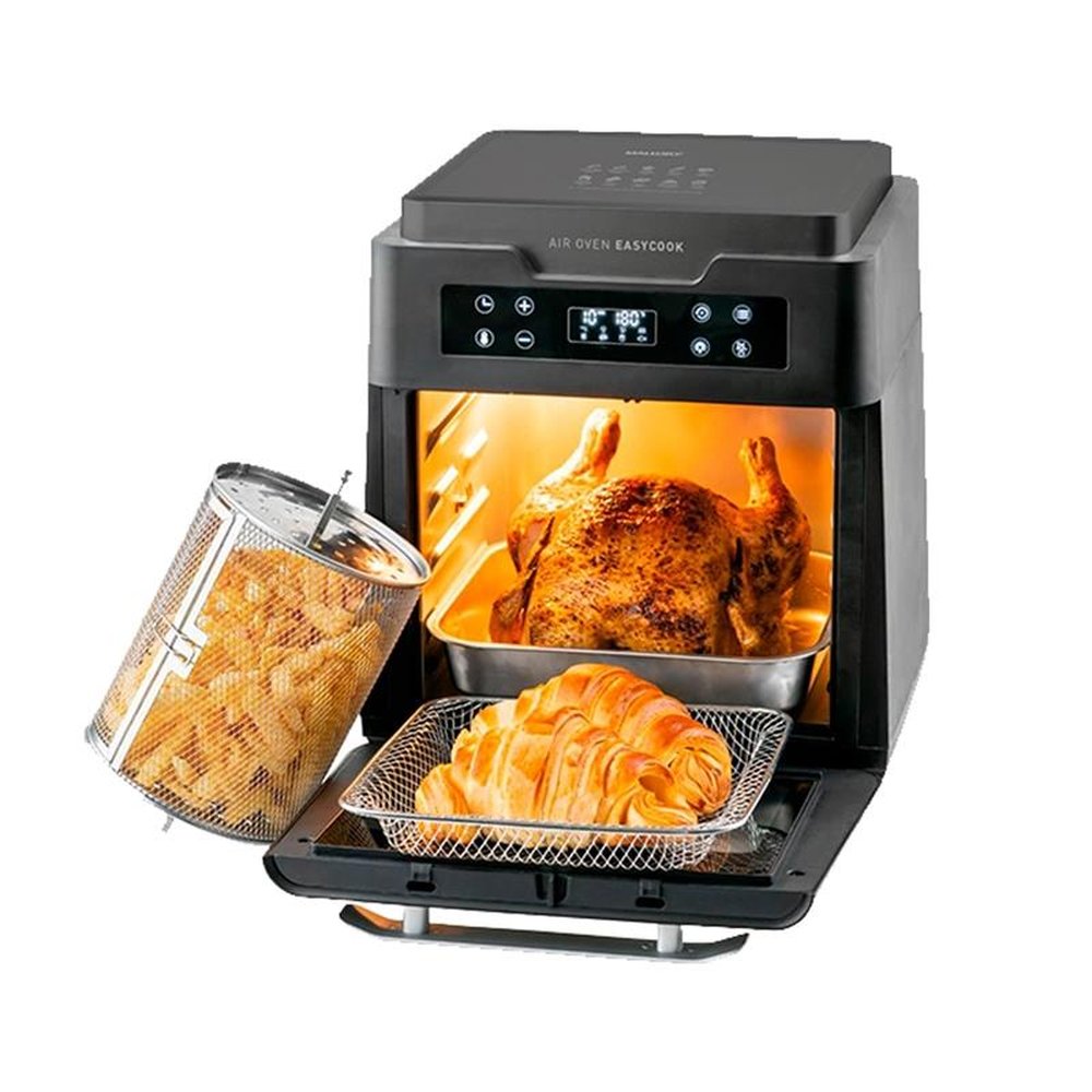 Fritadeira sem Óleo Mallory Air Fryer Oven Easycook | 12 Litros, Preto 220V