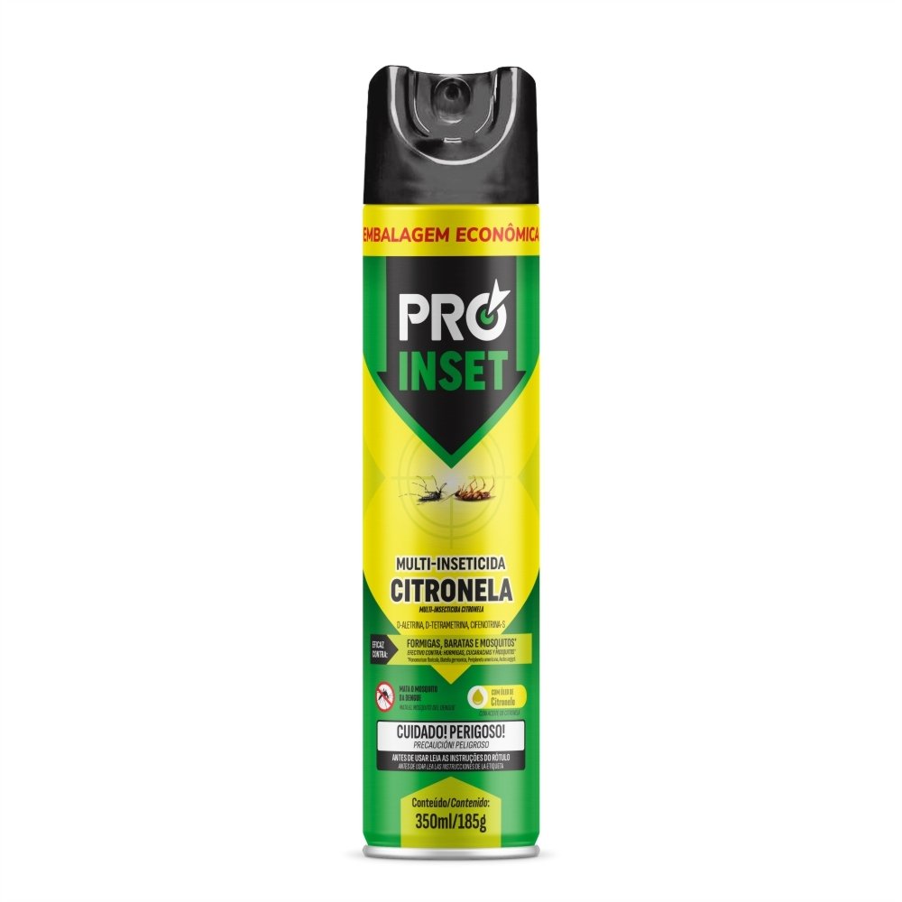 Inseticida Aerossol Multi Proinset Citronela 350ml