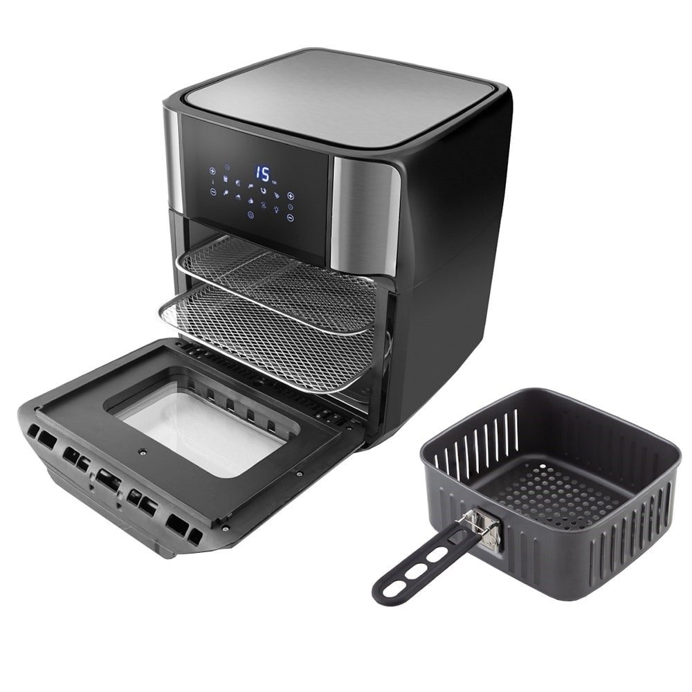 Fritadeira Air Fryer Philco Oven PFR2200P - 12 Litros, 2 em 1, 1800W, Preto 220V