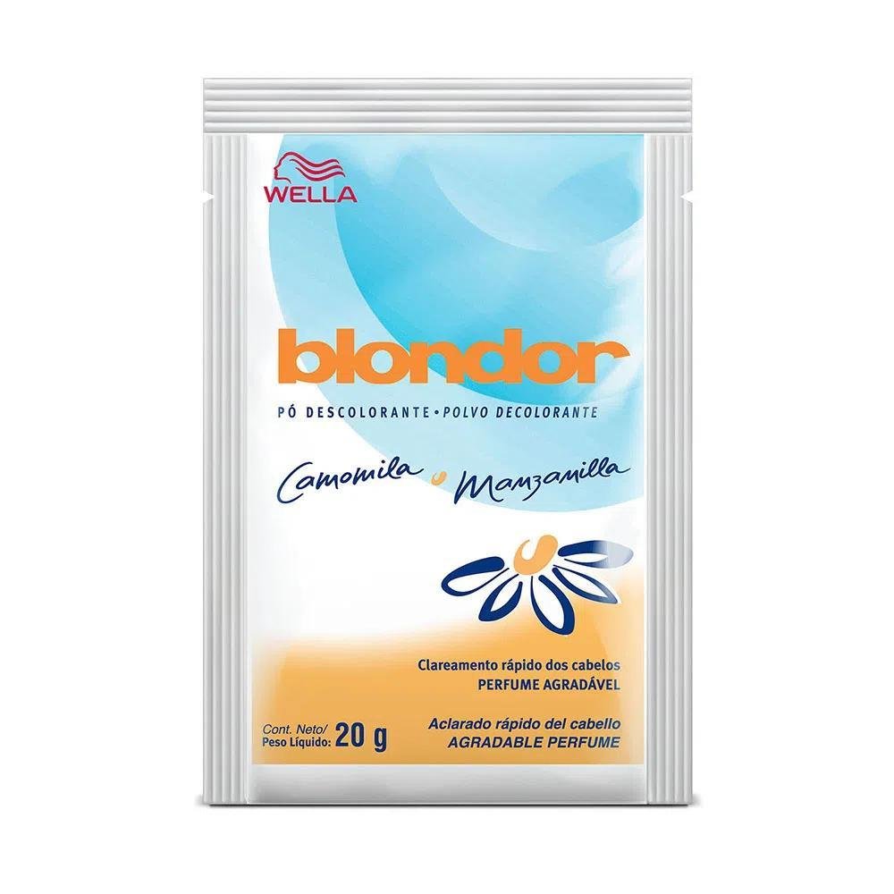 Pó Descolorante Blondor Camomila Wella 20g