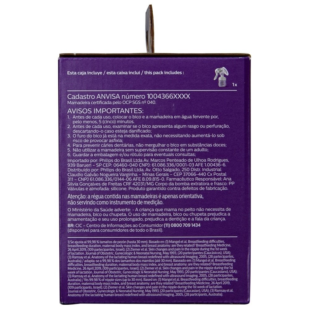 Extrator de Leite Manual Philips Avent SCF430/01
