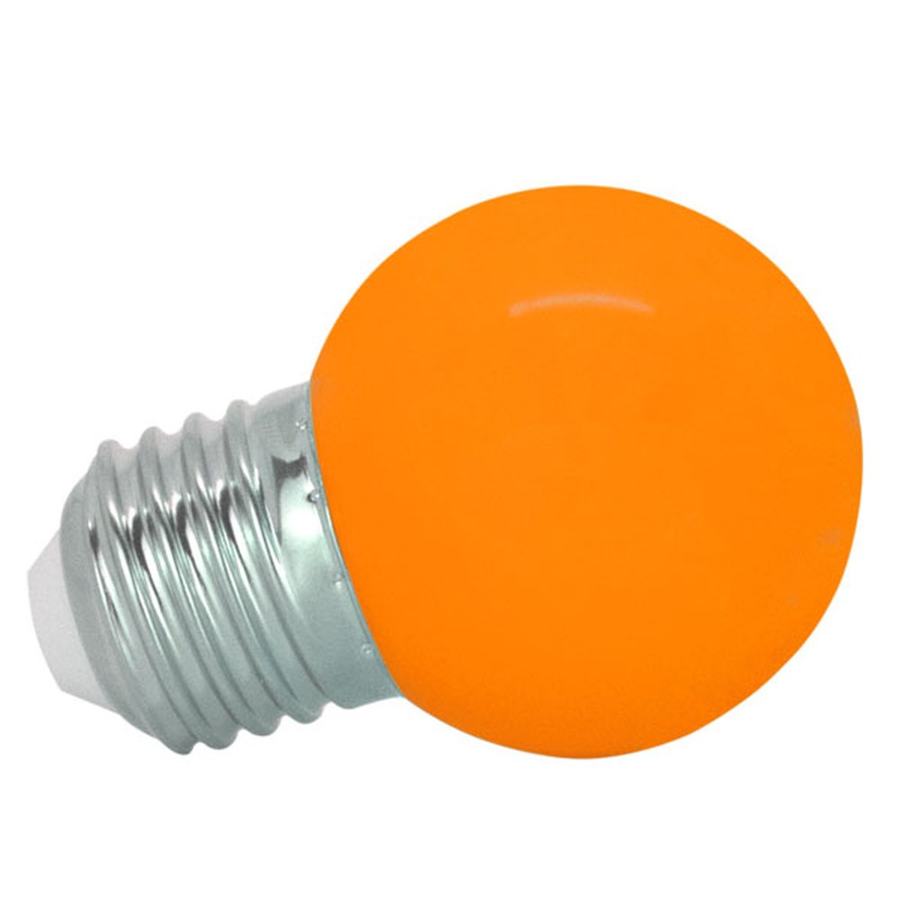 Lampada Led Bolinha Kian 1-3W Laranja Bivolt