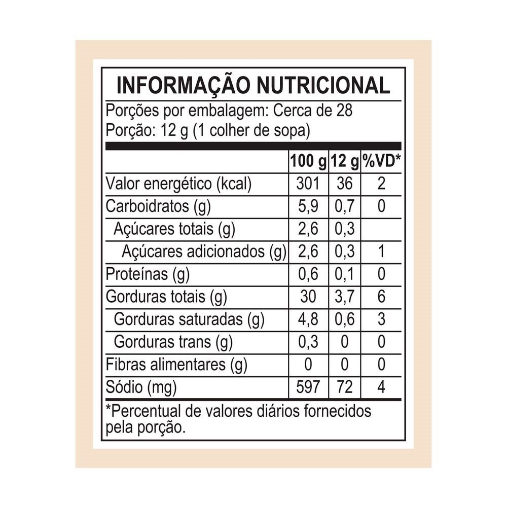 Maionese Hellmanns  NBA Chicago Bulls Chipotle 335g Embalagem com 24 Unidades