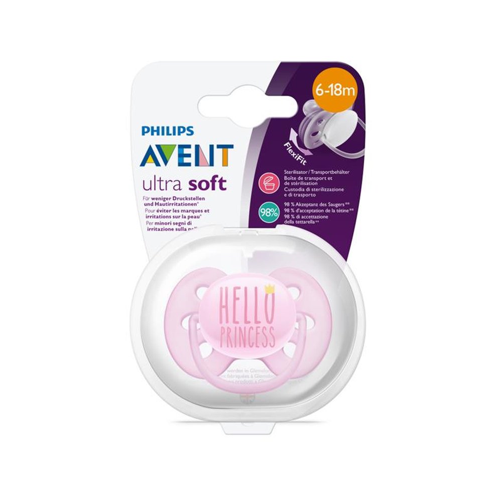 Chupeta Ultra Soft Individual 6-18 Meses Menina/Scf529/01