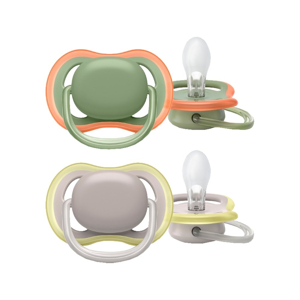 Chupeta Philips Avent Ultra Air Dupla SCF085/20, 6-18 Meses, Neutra