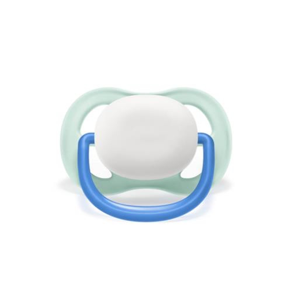 Chupeta Ultra Air Individual 0-6 Meses Branca/Azul/ Scf081/15