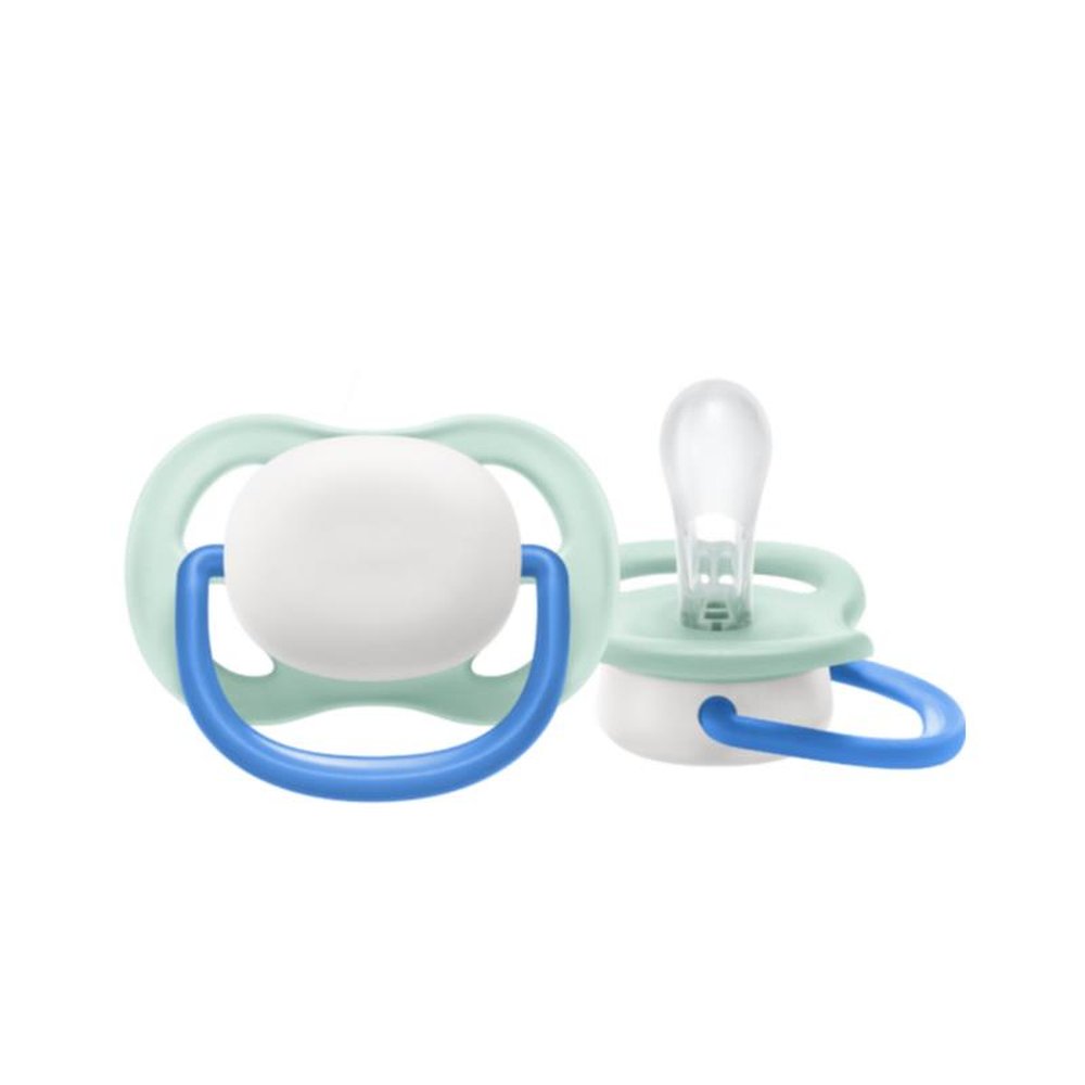 Chupeta Ultra Air Individual 0-6 Meses Branca/Azul/ Scf081/15