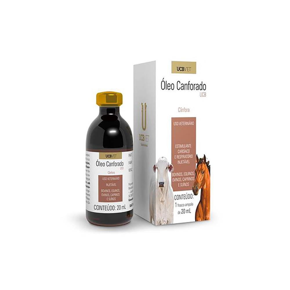 Óleo Canforado 20Ml Injetavel Ucb