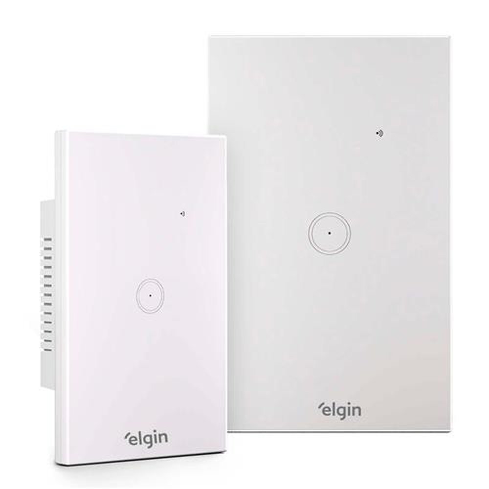 Interruptor Inteligente Wifi 1 Botão Touch Elgin