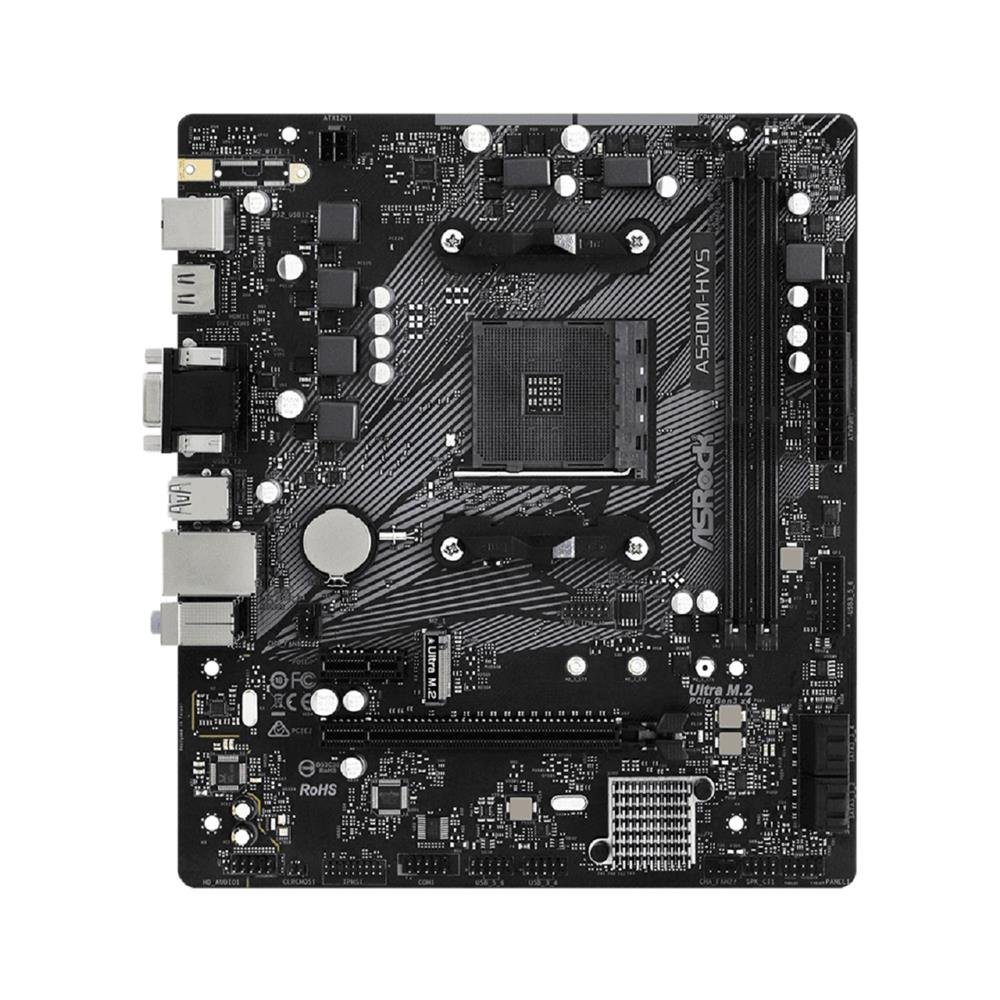 Placa Mãe ASRock A520M-HVS AMD AM4 mATX DDR4