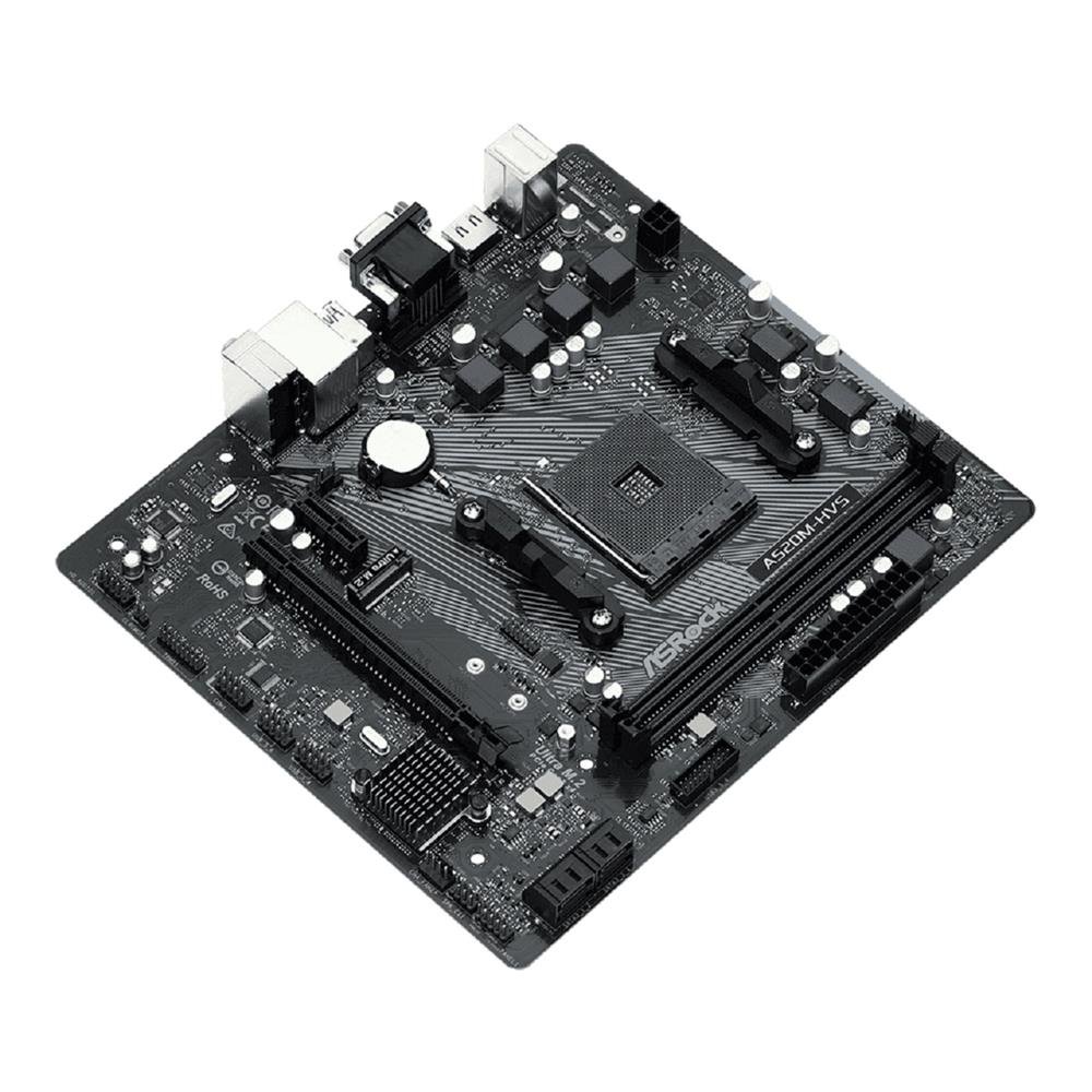 Placa Mãe ASRock A520M-HVS AMD AM4 mATX DDR4