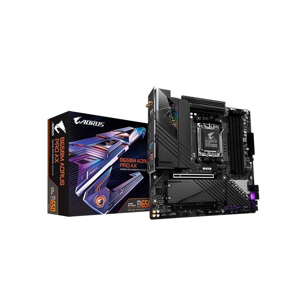 Placa Mae Gigabyte B650m Aorus Pro Ax, Ddr5, Am5, Micro Atx
