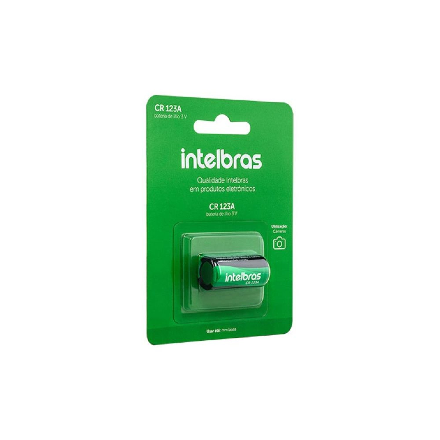 Pilha Cilíndrica De Lítio Intelbras 3V Cr123a
