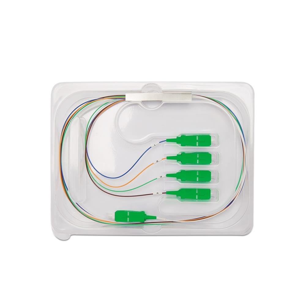 Splitter Óptico 1x4 com conector SC/APC Balanceado XFS 142